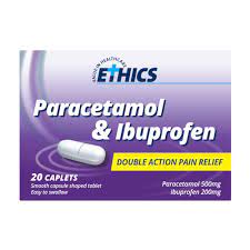 Ethics Paracetamol & Ibuprofen 20 caplets